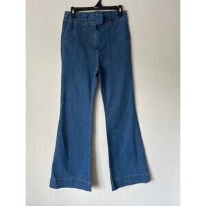 Forever 21🌿High Rise Flare Jeans Women’s Size Large Retro 70s Y2K Style